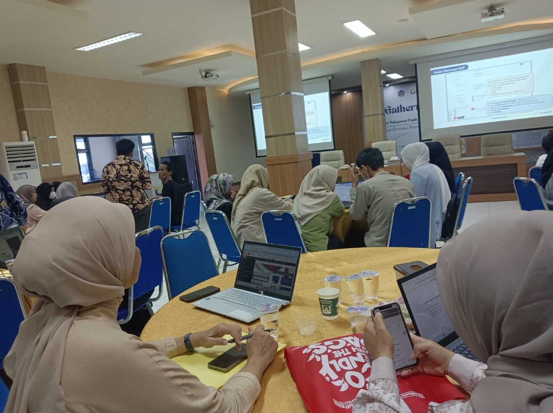 KPP Pratama Palopo Melaksanakan kegiatan Bimbingan Teknis Aplikasi Coretax dihadiri 49 Pimpinan Satuan Kerja Perangkat Daerah Kota Palopo